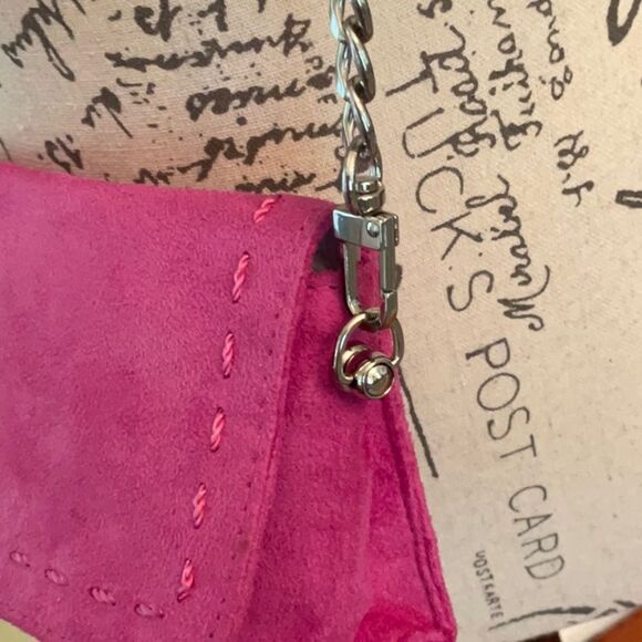 AUTH GIVENCHY (PARFUM) *ORCHID PINK* POUCHETTE CROSSBODY (DIY) CLEAN EUC - Picture 3 of 8